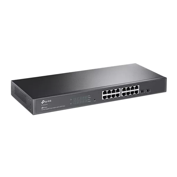 TP-Link TL-SG2218 JetStream 16xGbE LAN 2xSFP port smart menedzselhető switch