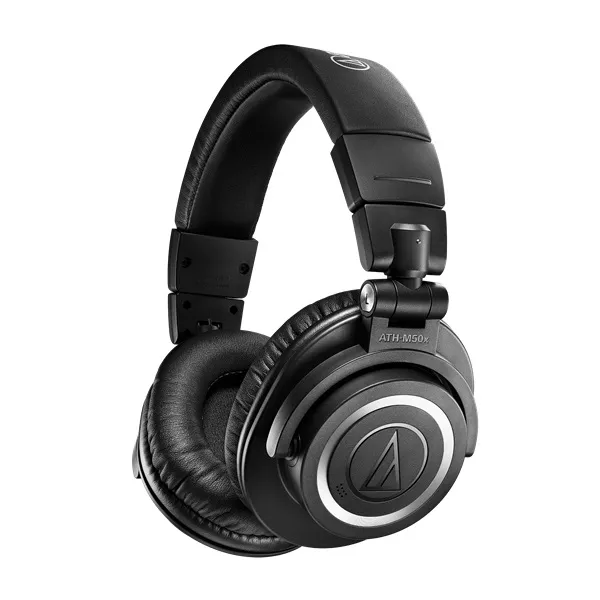 Audio-Technica ATH-M50XBT2 Bluetooth stúdió minőségű fekete fejhallgató style=