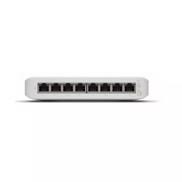 Ubiquiti UniFi USW-Lite-8-PoE 8port GbE LAN 4x PoE+ (52W) L2 menedzselhető switch