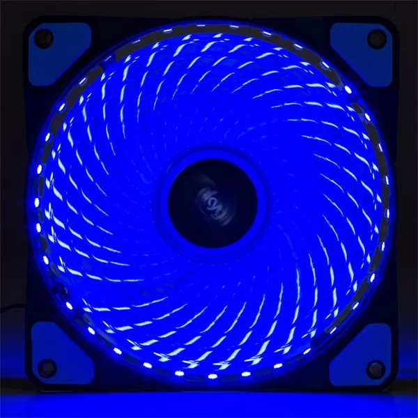 Akyga AW-12E-BL 120mm kék LED ház hűtőventilátor