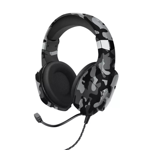 Trust GXT 323K Carus fekete terepszínű gamer headset