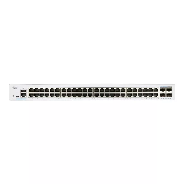 Cisco CBS250-48T-4X 48x GbE LAN 4x SFP+ port L2 menedzselhető switch