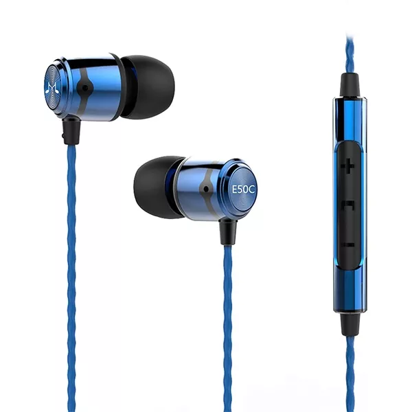 SoundMAGIC E50C In-Ear mikrofonos kék fülhallgató