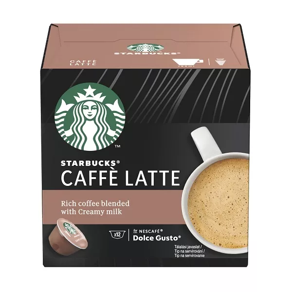 Nescafé Starbucks Dolce Gusto Caffé Latte 12 db-os kávékapszula