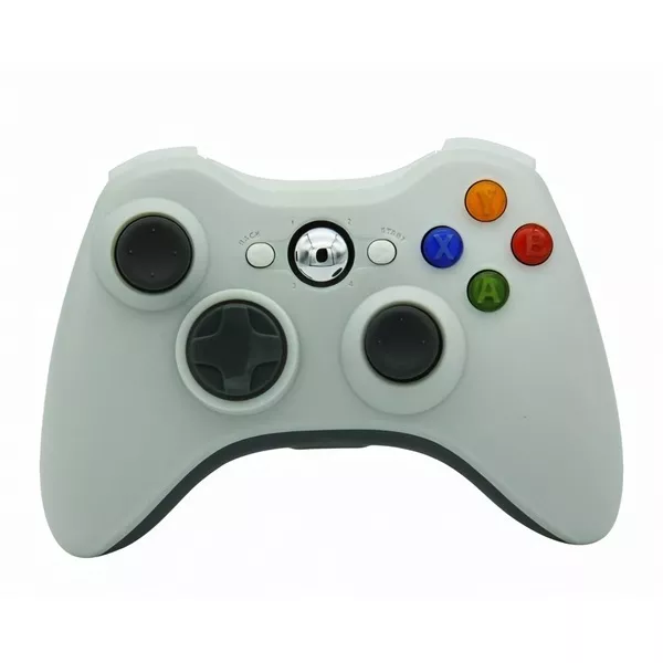 PRC vezeték nélküli Xbox 360/PC USB adapterrel fehér kontroller style=