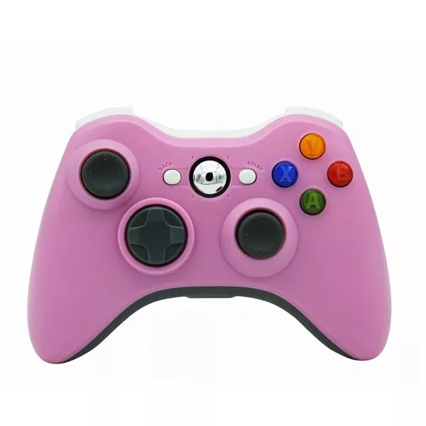 PRC vezeték nélküli Xbox 360/PC USB adapterrel rózsaszín kontroller style=