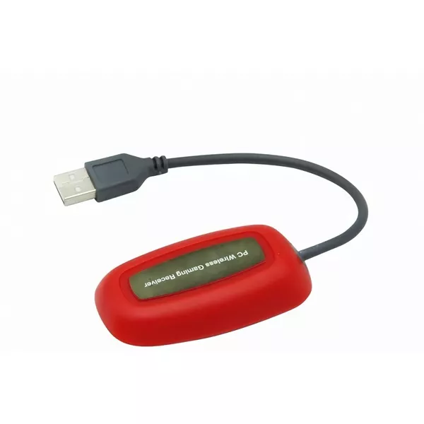 PRC PRCX360PCWLSSR vezeték nélküli Xbox 360/PC USB adapterrel piros kontroller