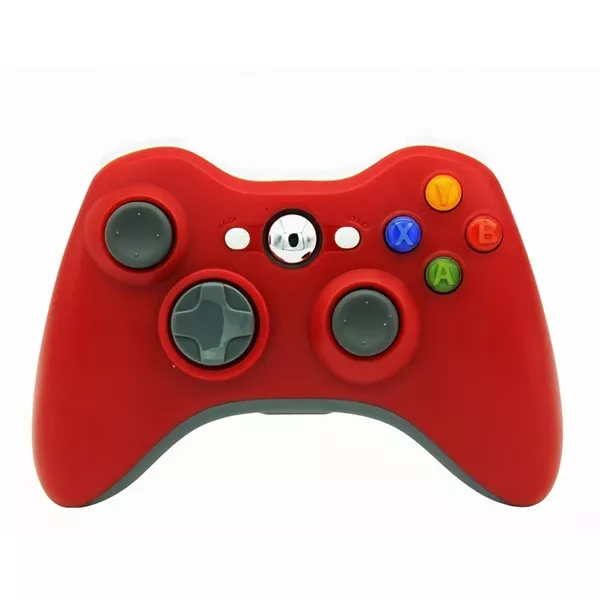 PRC vezeték nélküli Xbox 360/PC USB adapterrel piros kontroller style=
