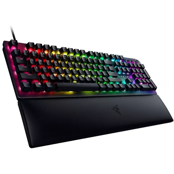 Razer Huntsman V2 (Red Switch) US RGB fekete gamer billentyűzet