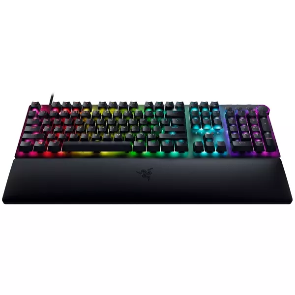 Razer Huntsman V2 (Red Switch) US RGB fekete gamer billentyűzet