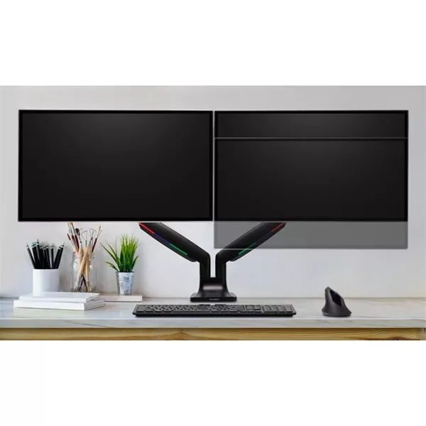 Kensington K59601WW SmartFit Dual One Touch állítható magasságú kétkaros monitortartó