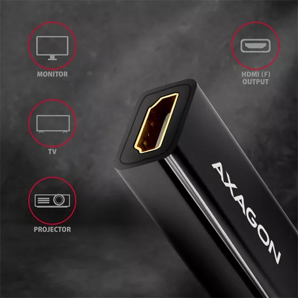 Axagon RVD-HI14N DisplayPort - HDMI 1.4 4K/30Hz adapter