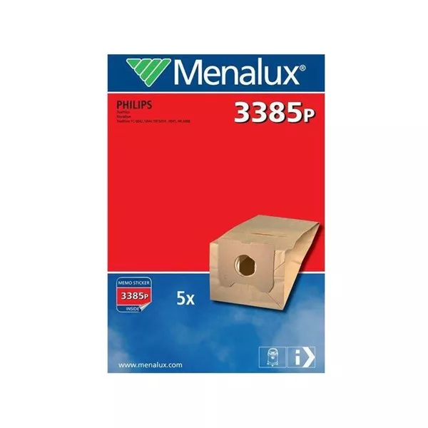 Menalux 3385P 5 db-os papír porzsák szett