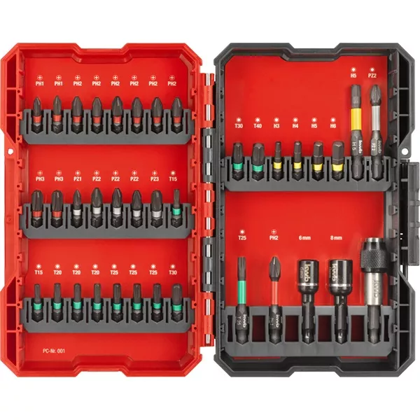 KWB 49109000 PROFI IMPACT torziós 37 db-os bit készlet