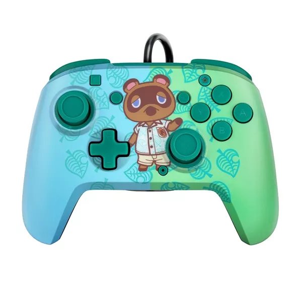 PDP Faceoff Deluxe+ Audio Nintendo Switch Animal Crossing kontroller style=