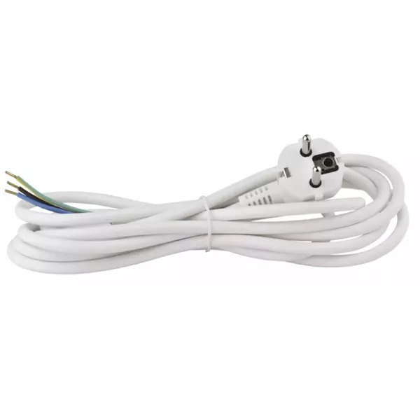 Emos S14373 Flexo 3 méter 3×0,75mm2 fehér szerelhető hálózati kábel