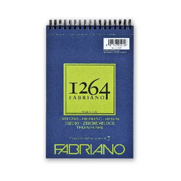 Fabriano 1264 Drawing 180g A5 30lapos spirálkötött rajztömb