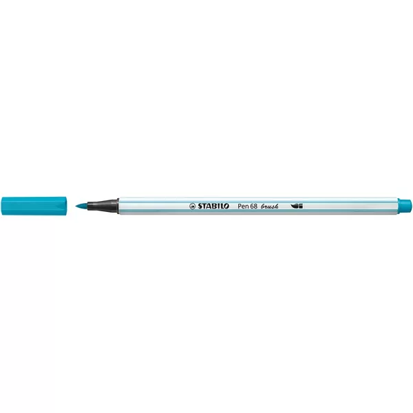 Stabilo Pen 68 brush baba kék ecsetfilc