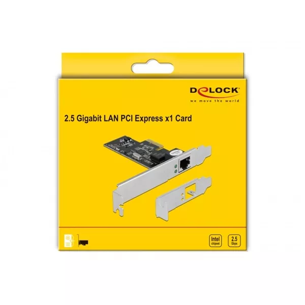 Delock 89598 2,5Gbps Gigabit LAN PCI Express x1 hálózati kártya