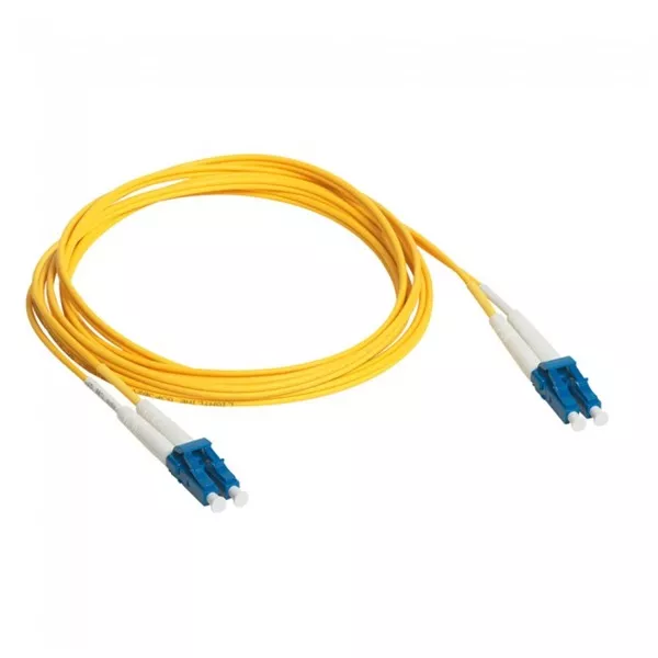 Legrand 032606 patch kábel optika OS1/OS2 (UPC) monomódusú LC/LC duplex 9/125um LSZH (LSOH) sárga 1 méter LCS3