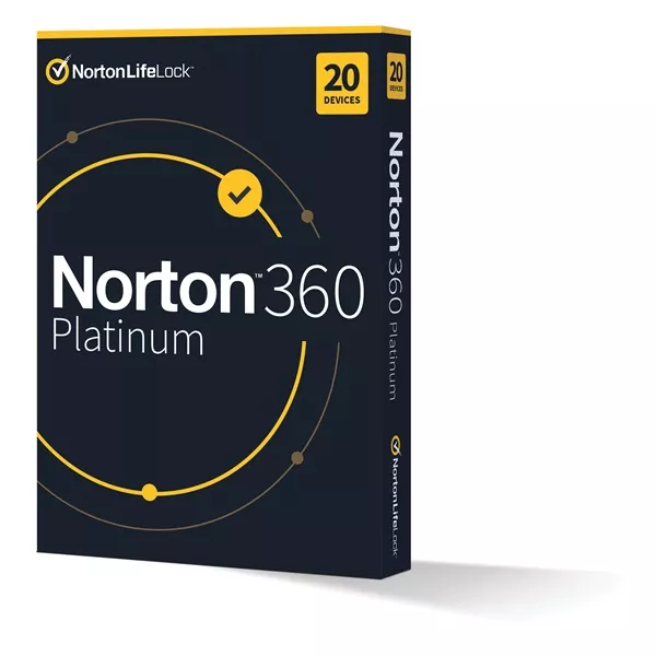 Norton 360 Platinum 100GB HUN 1 Felhasználó 20 gép 1 éves dobozos vírusirtó szoftver