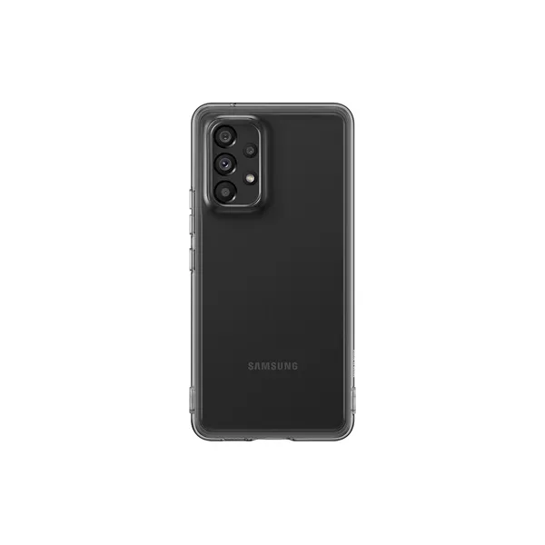 Samsung EF-QA536TBEGWW Galaxy A53 5G soft clear fekete hátlap