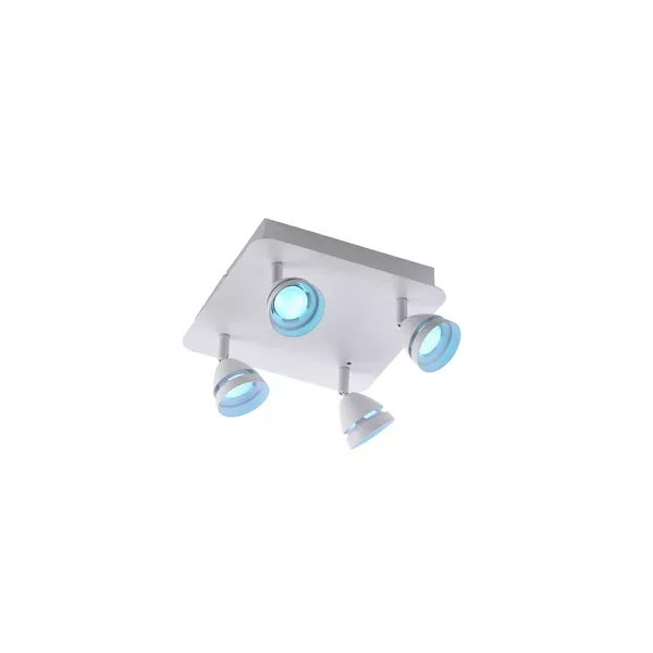 TRIO 850010431 Gemini fehér 4-es mennyezeti spot lámpa