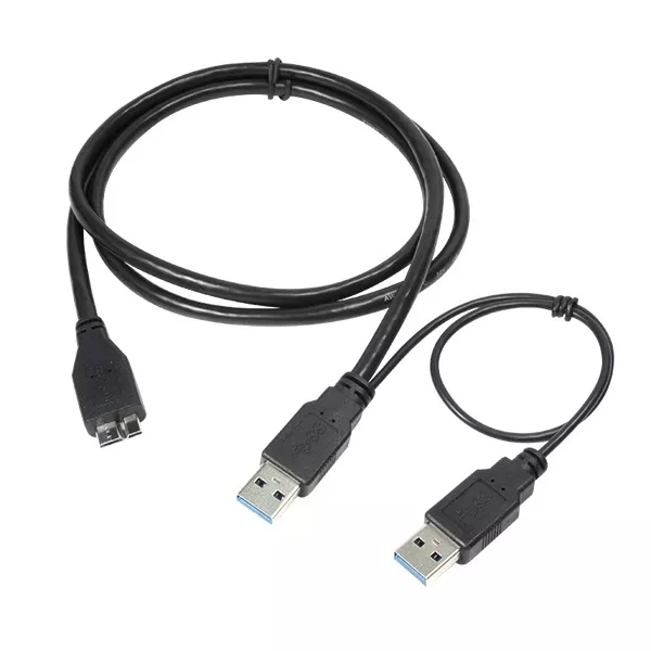 LogiLink CU0072 USB 3.0 Y tápkábel