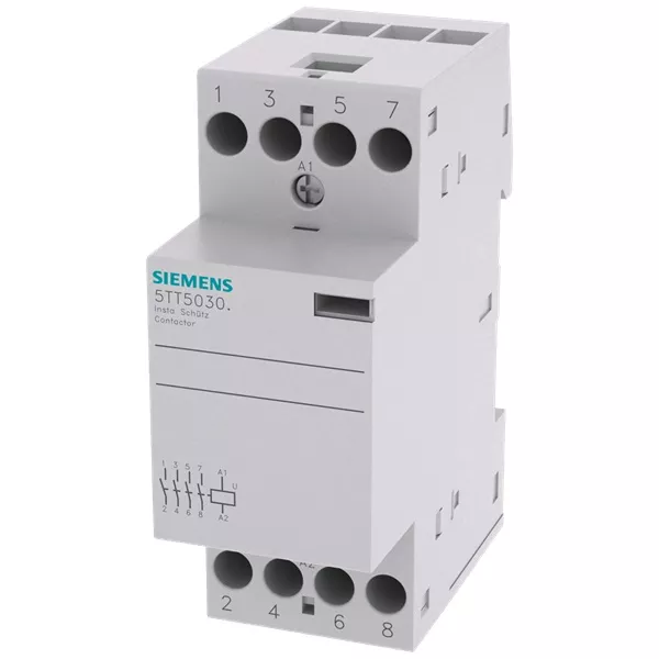 Siemens 5TT5030-0 4Z/AC/230/400V/25A/MÜK.F/AC230V/DC220V instakontaktor