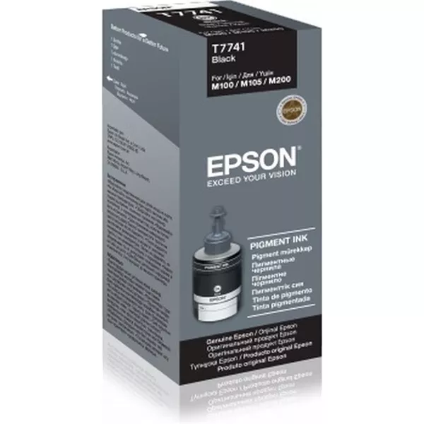 Epson C13T77414A T7741 140ml EcoTank kompatibilis fekete tintapalack