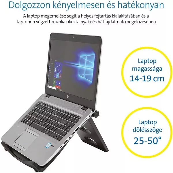 Kensington 60112 SmartFit Easy Riser állítható magasságú szürke notebook állvány