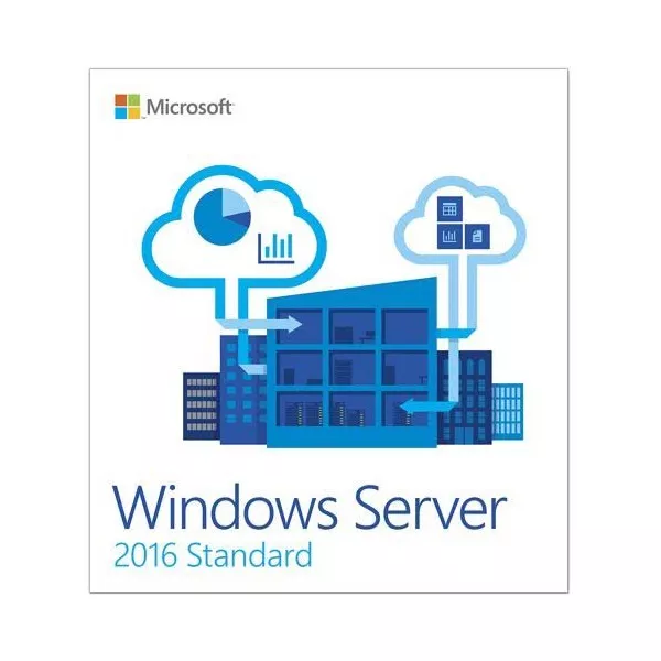 Microsoft Windows Server 2016 Standard 64-bit 16 Core HUN DVD Oem 1pack szerver szoftver