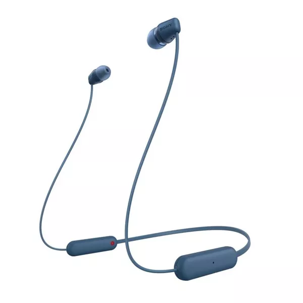 Sony WIC100L  Bluetooth kék fülhallgató style=