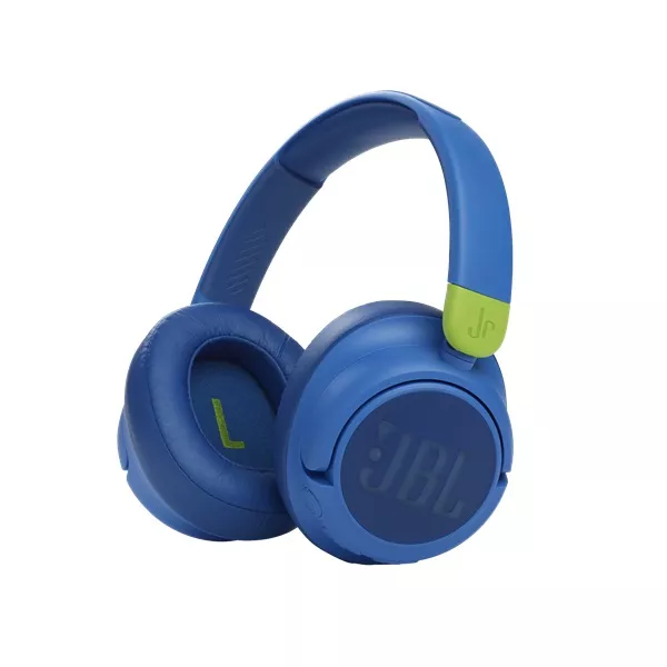 JBL JR460 NCBLU Bluetooth aktív zajszűrős kék gyerek fejhallgató style=