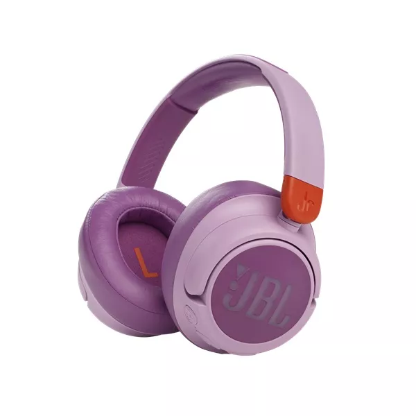 JBL JR460 NCPIK Bluetooth aktív zajszűrős rózsaszín gyerek fejhallgató style=