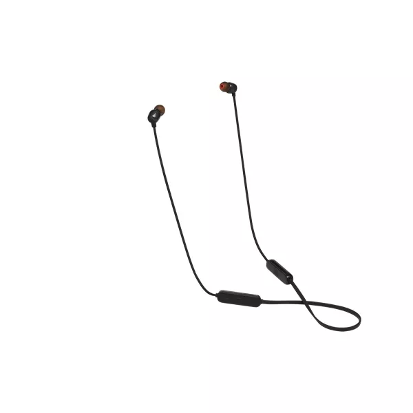 JBL T125BTBLK Bluetooth nyakpántos fekete fülhallgató style=