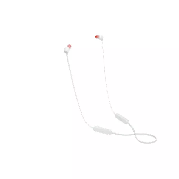 JBL T125BTWHT Bluetooth nyakpántos fehér fülhallgató style=