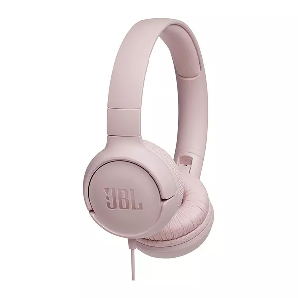 JBL T500PIK mikrofonos rózsaszín fejhallgató style=
