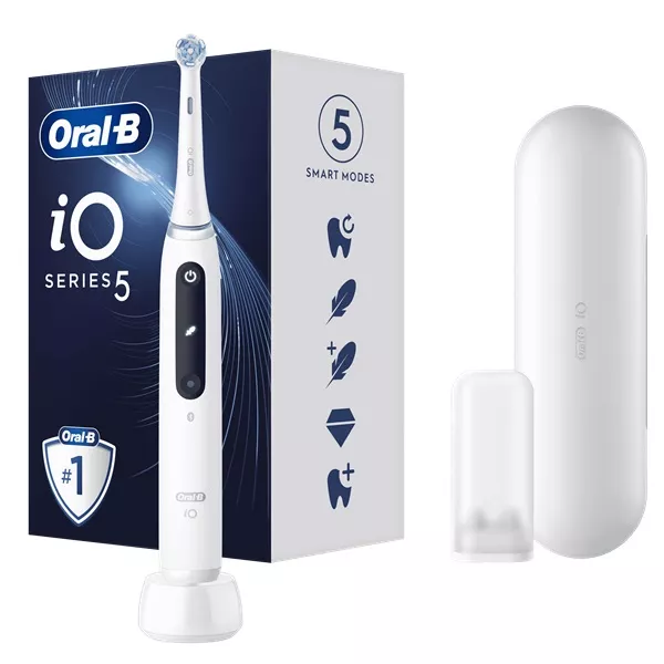 Oral-B iO Series 5 fehér elektromos fogkefe