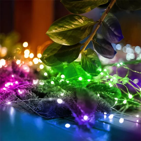 Somogyi ML 50/M 50 LED/színes micro LED-es karácsonyi fényfüzér