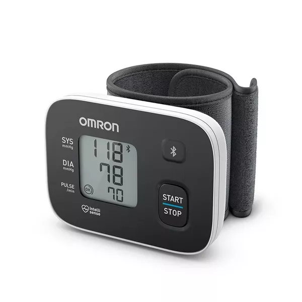 Omron RS3 Intelli IT Intellisense Bluetooth adatátvitellel csuklós okos vérnyomásmérő