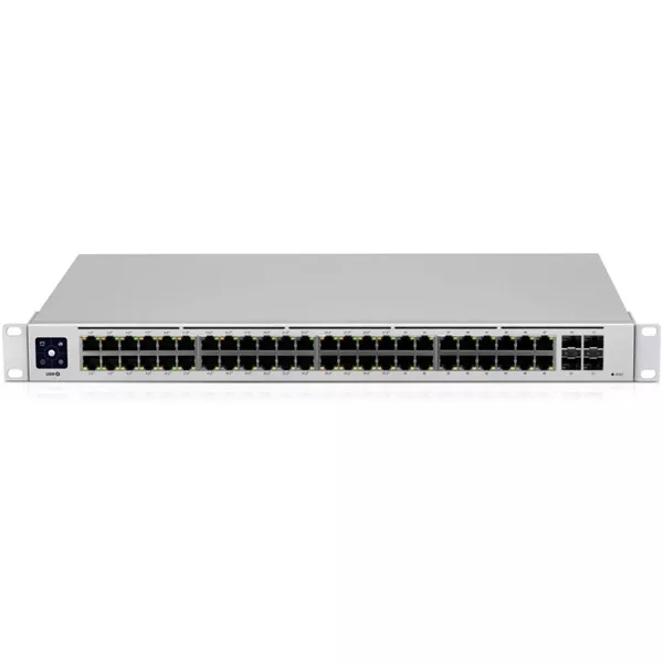 Ubiquiti UniFi USW-48-POE Gen2 48port GbE LAN 32x PoE+ 4xGbE SFP port L2 menedzselhető switch