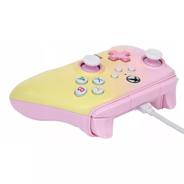 PowerA XBGP0003-01 EnWired Xbox Series X|S/Xbox One/PC vezetékes pink-limonádé kontroller