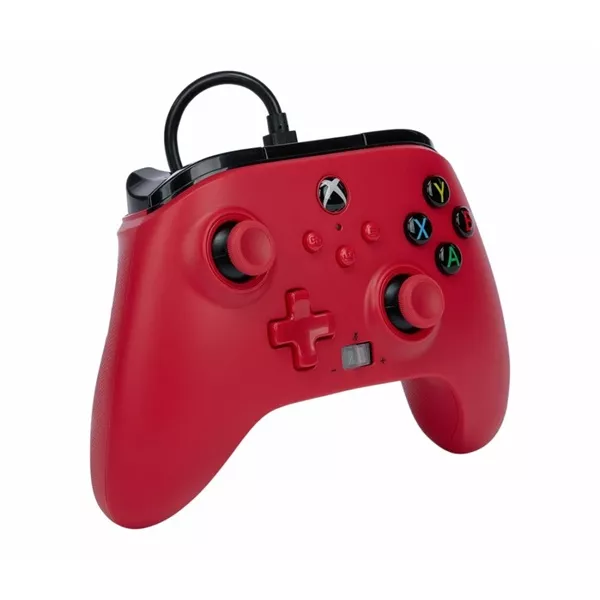 PowerA EnWired Xbox Series X|S/Xbox One/PC vezetékes Artisan Red kontroller