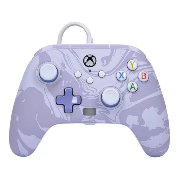 PowerA EnWired Xbox Series X|S/Xbox One/PC vezetékes Lavender Swirl kontroller style=