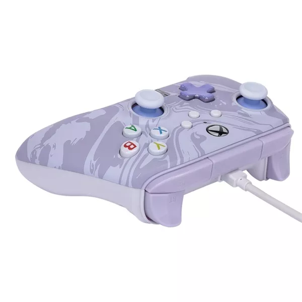 PowerA EnWired Xbox Series X|S/Xbox One/PC vezetékes Lavender Swirl kontroller