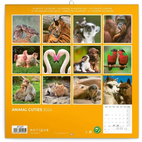 Realsystem 2025 Animal Cuties 6097-AC falinaptár