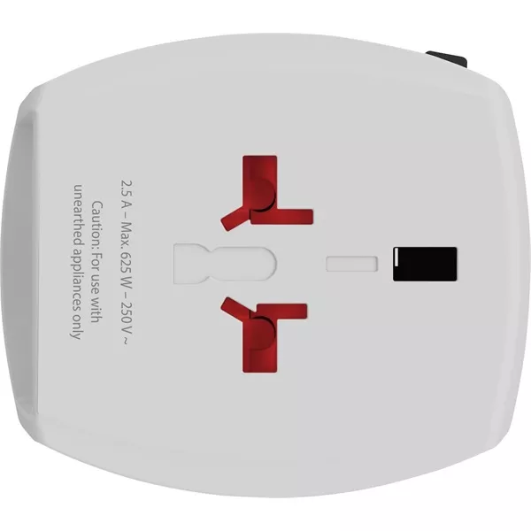 Skross MUVUSB-A-C USB/Type-C töltő bemenettel világutazó adapter