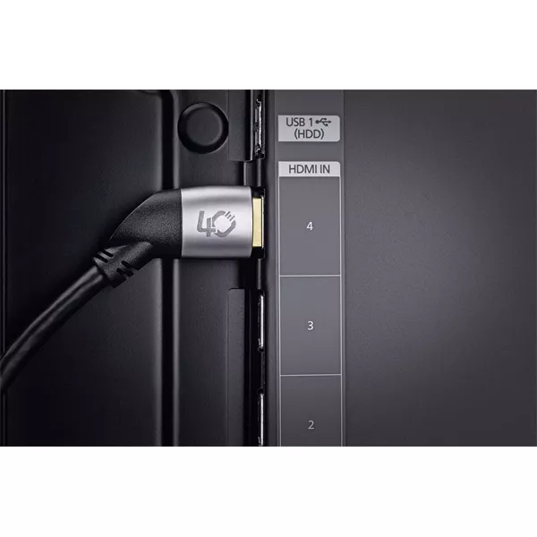 Oehlbach 137 Easy Connect HS. 40 1,44m fekete HDMI kábel ethernettel