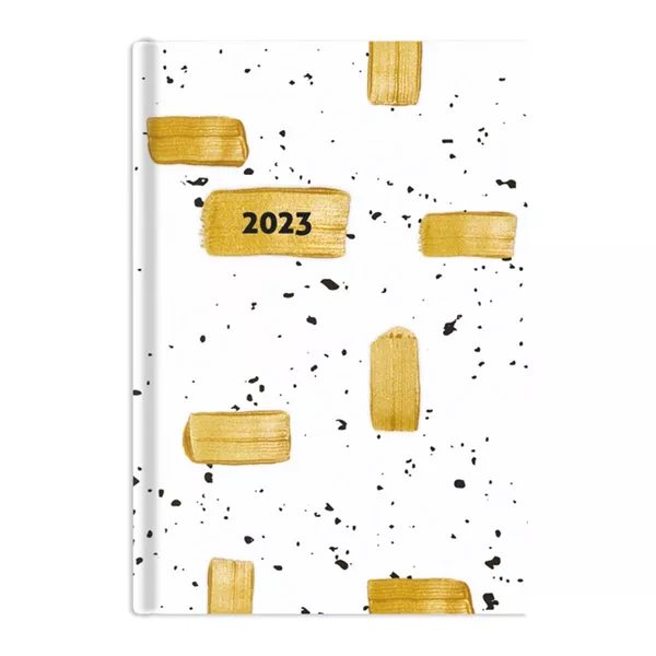 Kalendart Joy 2023-as J022 B6 napi beosztású arany határidőnapló